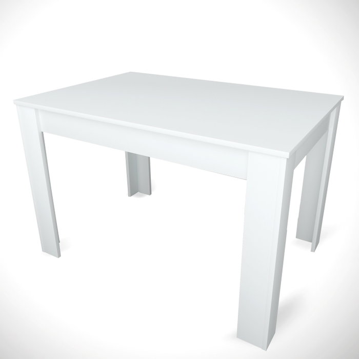 Hanah Home Mesa de Comedor Single 120 - Blanco Brillante